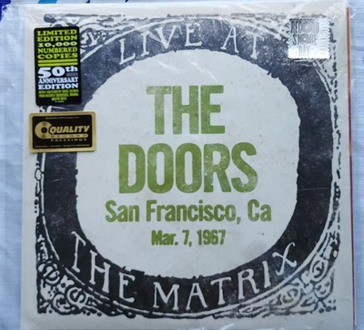 THE DOORS LIVE AT THE MATRIX - Mar. 7, 1967 - RSD LIMITED EDITION - New/Sealed - Image 1 of 3