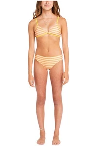 Volcom Kid's Girl 2-Piece Swimsuit Bikini Honey Gold - Picture 1 of 1