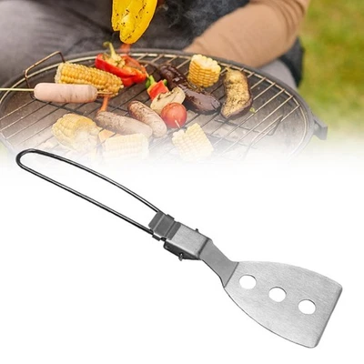 Camping Cooking Spatula Portable Folding Spatula for Outdoor Barbecue Picnic - Image 1 of 4