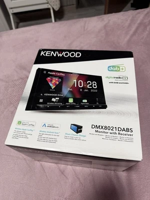Kenwood DMX8021DABS Doppel-DIN MP3-Autoradio Touchscreen Bluetooth DAB USB Carpl - Bild 1 von 4