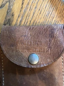 Vintage. US POST OFFICE  Dept. Leather Pouch  6x 4.25 VG  - Picture 1 of 5