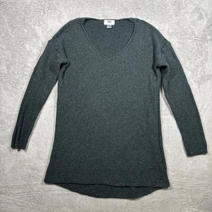 Old Navy Damen V-Ausschnitt Pullover Langarm Strick Tunika Oberteil Grün Gr. Small - Bild 1 von 10