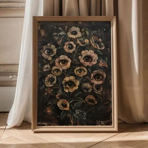 Canvas Wall Art THOSE BLOOMIN’ EYES Pop Art Funky 12 x 16 Unframed 710 - Picture 1 of 5