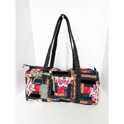 Bolso de Lona Vera Bradley Pequeño Original Paisley Key Patchwork Multicolor  Foto 1 de 4