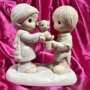 Precious Moments Christmastime Is For Sharing E-0504 Nuevo en caja - Imagen 1 de 5