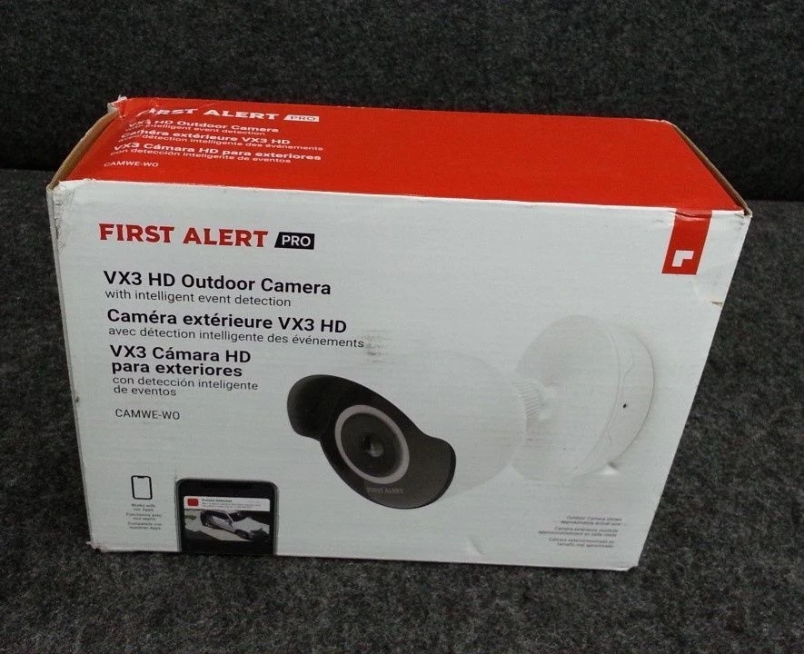 FIRST ALERT CAMWE-WO PRO VX3 HD Outdoor Camera 2MP 1920 x 1080 White - Image 1 of 4
