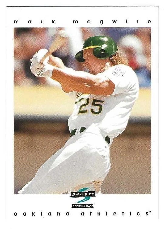 Puntuación #187 1997 Mark McGwire Oakland Athletics BV $0,75 Foto 1 de 1