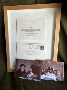 Orig Janet Jackson Fotos handsignierte Karte Autogramm von ihrem Produzenten 1996 - Bild 1 von 7