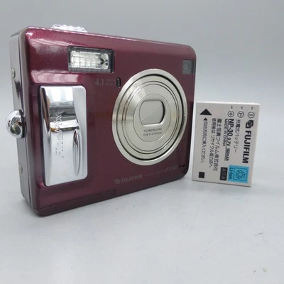 Fujifilm Digital Camera FinePix F440 4.1MP Red Tested - Image 1 of 4