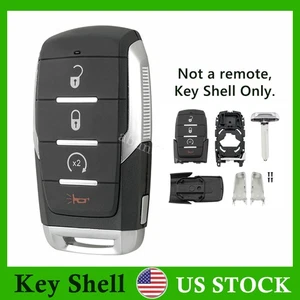 For Ram 1500 2019 2020 2021 Smart Prox Remote Key Fob Case Shell 4B 68291689 - Picture 1 of 9