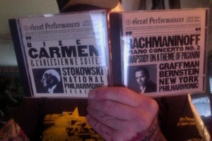 Bizet: Carmen & L’Arlesienne Suites + Rachmaninoff piano concerto 2-cd's vg. - Picture 1 of 2