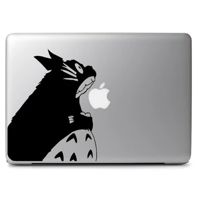 Adesivo adesivo vinil janela carro laptop Totoro Eating para Apple Macbook Air Pro - Imagem 1 de 4