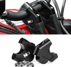 Handlebar Riser Clamp For Honda NX400 NX500 2023 2024 Adapter Lift Mount - Foto 1 di 23