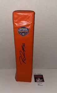PATRICK QUEEN SIGNED TOUCHDOWN PYLON LSU TIGERS 2019 NATIONAL CHAMPIONS JSA COA - Picture 1 of 1
