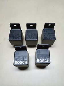 (5-Pack) BOSCH 12V 20/30A RELAY, Made in GmbH (0 332 019 150) - Picture 1 of 6