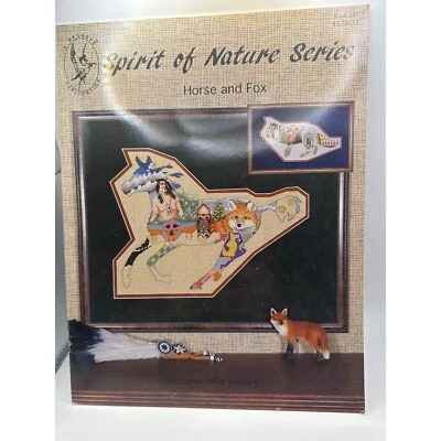 Spirit of Nature Series Horse and Fox Cross Stitch Pattern Book - Image 1 of 4