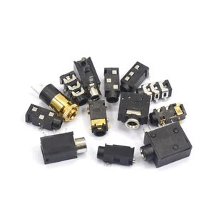 Headphone Socket 3.5MM Audio And Video Female Socket Stereo Dual Channel 3F07 - Picture 1 of 32