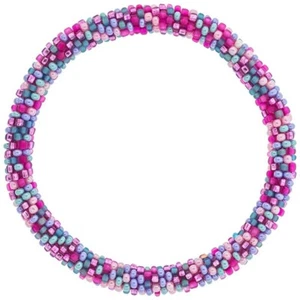 Pulsera Aid Through Trade Roll-On® "Fiesta" cuentas de vidrio ~Hecha en Nepal~ - Imagen 1 de 2