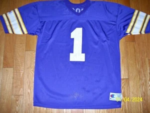 Minnesota Vikings Vintage Champion Jersey Warren Moon 1980's Size 52 Large - Picture 1 of 2