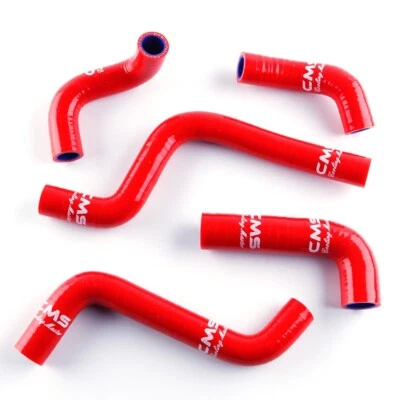 For 1988-1997 Kawasaki Ninja 600R ZX600C GPX600R Silicone Radiator Hose Kit Red Foto 1 de 4