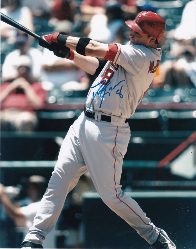 DALLAS MCPHERSON ANAHEIM ANGELS ACCIÓN FIRMADO 8x10 Foto 1 de 1