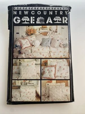 Pillows Bed Caddy Craft Butterick 6049 Sewing Pattern UC VTG Country Gear ab8 - Image 1 of 2