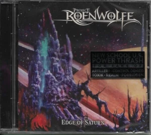 PROJECT: ROENWOLFE-EDGE OF SATURN-CD-power-thrash metal-toxik-realm-artillery - Picture 1 of 2
