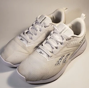 Reebok NanoFlex TR 2 Women’s 10 Sneaker Cross Training Shoe White Trainers #774  - Picture 1 of 11