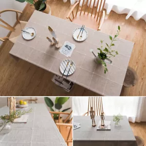 Rectangle Square Tablecloth Tea Coffee Table Cloth Cover Dinner Party Home Decor - Picture 1 of 23