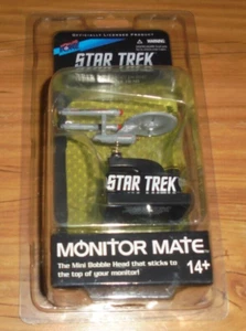 StarTrek Original Monitor Mate USS Enterprise Mini Bobble Head Bif Bang Pow 2014 - Picture 1 of 6
