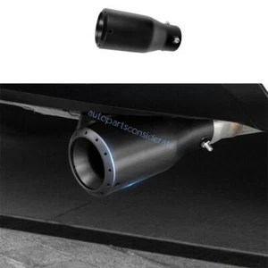 For Toyota Sienna 2021-2025 025 Black Steel Rear Tail Exhaust Muffler Tip Pipe - Picture 1 of 6