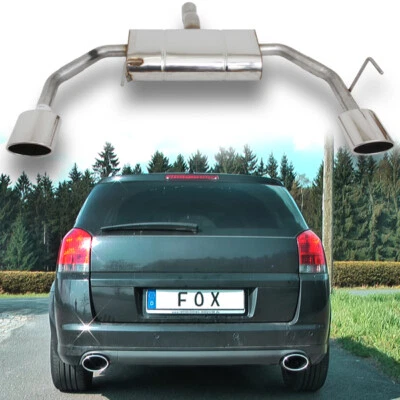 FOX Doble Escape Deportivo Opel Signum Sportback 2.0L 2.8L 3.2L Cada 1X140X90MM - Imagen 1 de 4