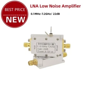 0.1MHz-7.2GHz RF Module LNA Low Noise Amplifier 22dB w/ SMA Female Connector tps - Picture 1 of 4