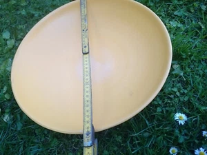 Pflanzschale groß 40 cm, gelb,neuwertig, Porzellan, Keramik - Bild 1 von 4