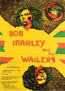 Bob Marley and the Wailers 13" x 19" Re-Print Music Concert Poster - Picture 1 of 2
