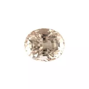 FINE Morganite 2.89ct Peach Orange Pink Beryl Oval Cut 9.2x7.5mm Loose Gem VS - Picture 1 of 3