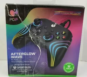 PDP Afterglow Wave Xbox Controller Schwarz für Xbox X Series | S, Xbox One - Bild 1 von 14