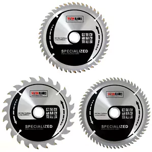Saxton 165mm TCT Circular Saw Blade fits Milwaukee (15.87mm Ring) - Picture 1 of 5