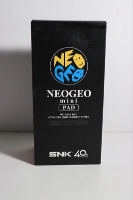 Neo Geo Snk 40th Anniversary Mini Pad Pro Gear Spec Black Wired Controller New - Image 1 of 4