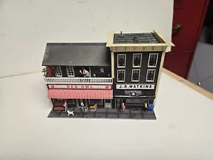 Used Menards 279-5013 HO Gauge Watkins City Block Gold Line Building - Picture 1 of 1