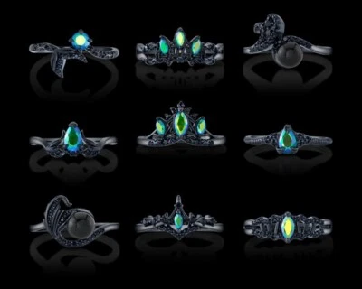 *NUEVO CON ETIQUETAS* Anillo Joyas Fragantes "Sirena Malvada" Talla 10 Foto 1 de 4