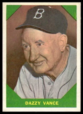 1960 FLEER BASEBALL GREATS DAZZY VANCE 51 MINT BASEBALL PITTSBURGH PIRATES - Image 1 of 2