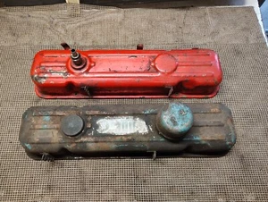 1966-67 Buick Skylark GS Special Sport Wagon LeSabre 300 340 Valve Covers - Picture 1 of 8
