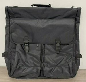 Winston Collection Black Polyester Hanging Garment Bag 24" x 48" 6 pockets - Picture 1 of 3