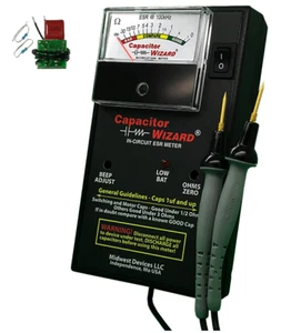 Capacitor Wizard CAP1B ESR Capacitance ESR Meter/Tester Incl CAP Saver  - Picture 1 of 3