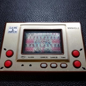 Nintendo Game & Watch, Manhole, Tested for Power