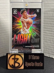 Zaccharie Risacher 2024-25 Donruss Optic #4 RC luces apagadas Atlanta Hawks A1166 - Imagen 1 de 3