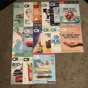 Consumer Reports Magazine Lot of 16 issues CR - Picture 1 of 4