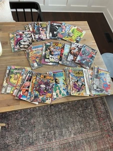 DC Comic Book Lot Of 63 Books 80's 90’s 00’s Superman Batman Doom Suicide Squad - Picture 1 of 11