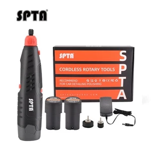 SPTA Cordless Rotary Tool Mini Car Polisher 2x 12V Battery for Polishing Sanding - Picture 1 of 9